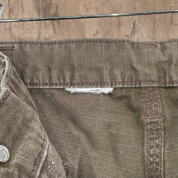 Vintage Carhartt Double Knees Carpenter Pants Hazel Brown Canvas Baggy Cargo 90s - Picture 6 of 7